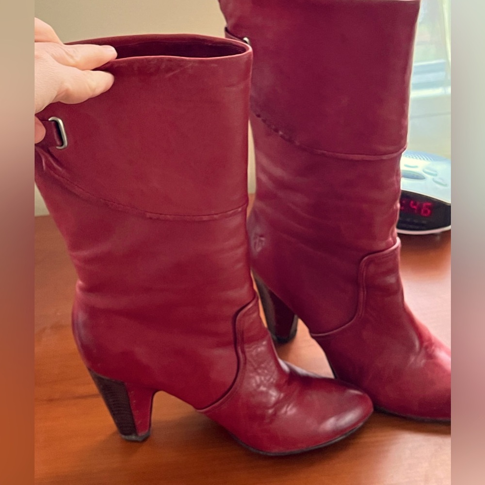 Leather boots by Frye